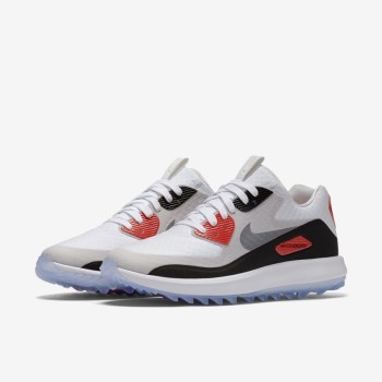 Nike Air Zoom 90 IT - Női Golf Cipő - Fehér/Szürke/Fekete/Szürke